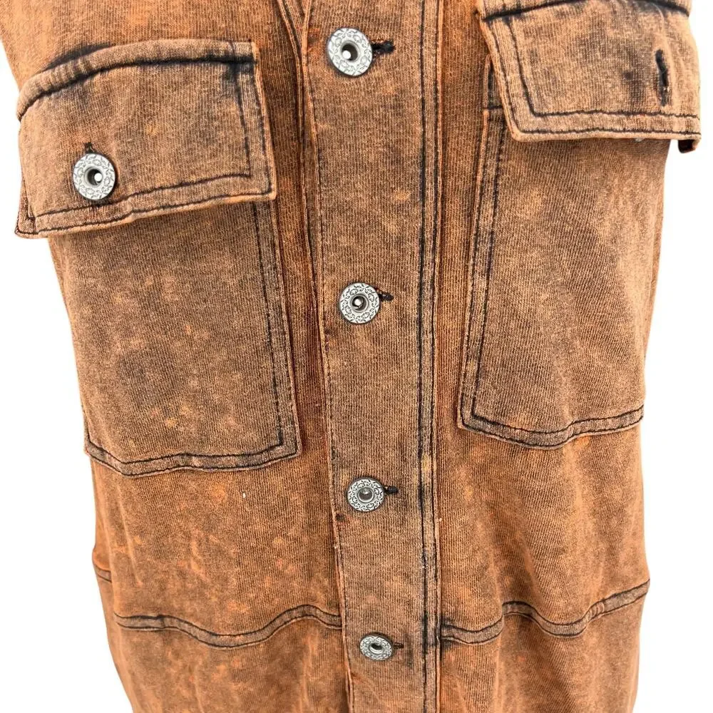 Aratta Silent Journey Coolness Floral Jacquard Sleeve Oversized Shacket Small - Picture 5 of 14